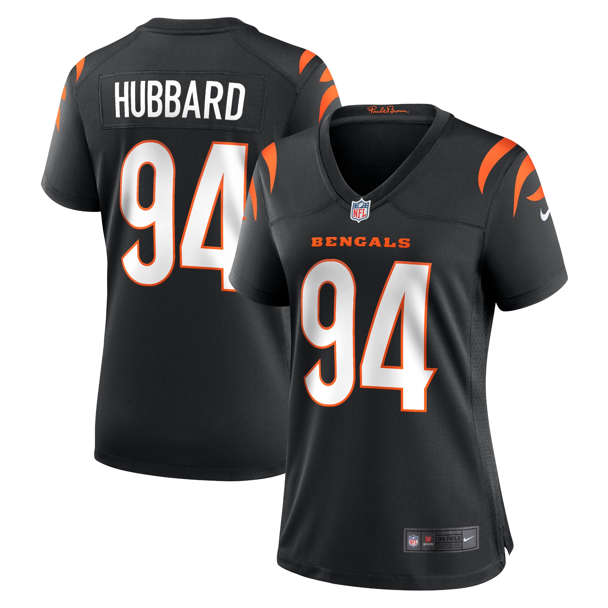 Sam Hubbard Cincinnati Bengals Women's Player Game Jersey – Black