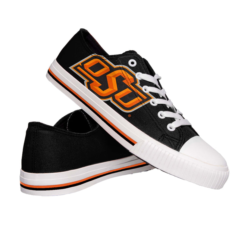 Oklahoma State Cowboys NCAA Mens Low Top Big Logo Canvas Shoes