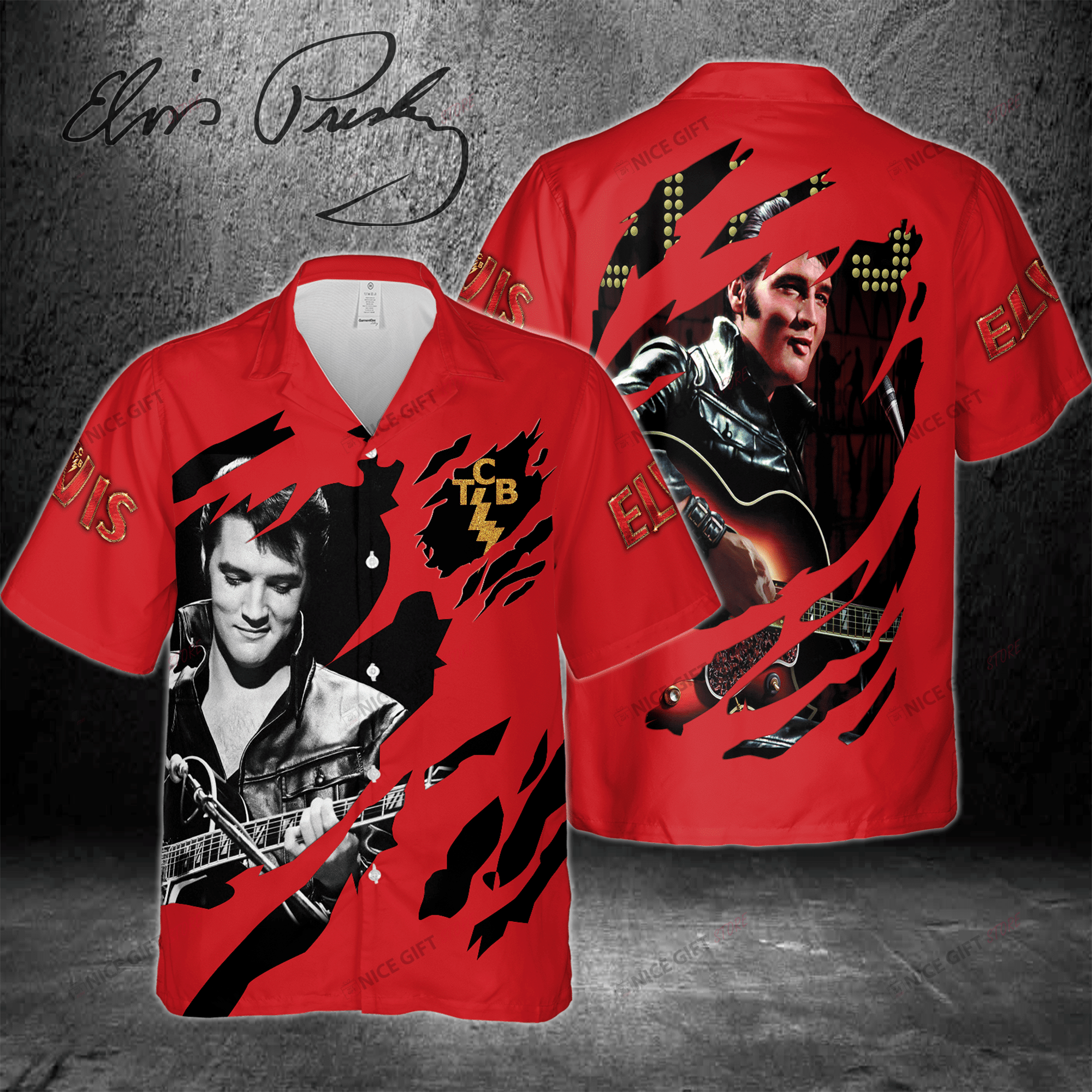 Elvis Presley Hawaiian 3D Shirt 3Hs-C7O2