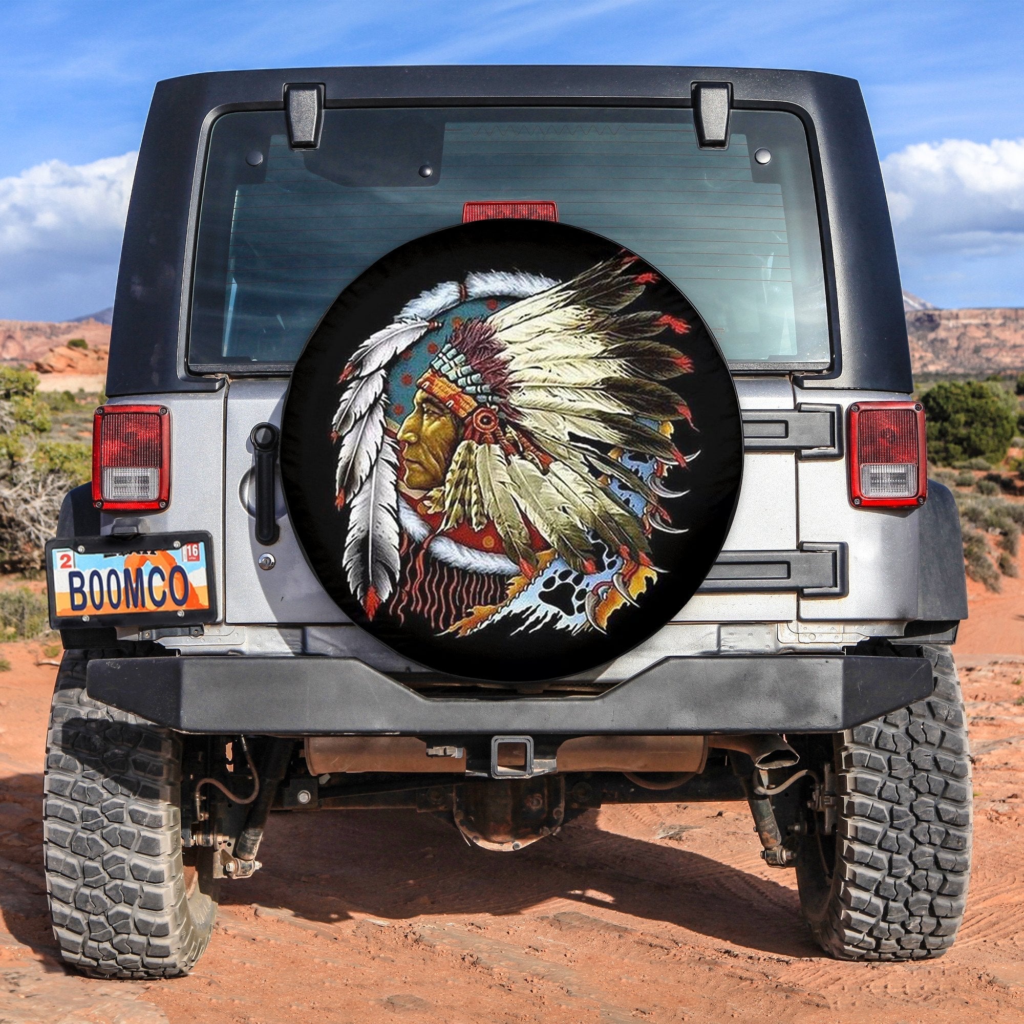 Jeep Native American Spare Tire Cover No.3 Lt6