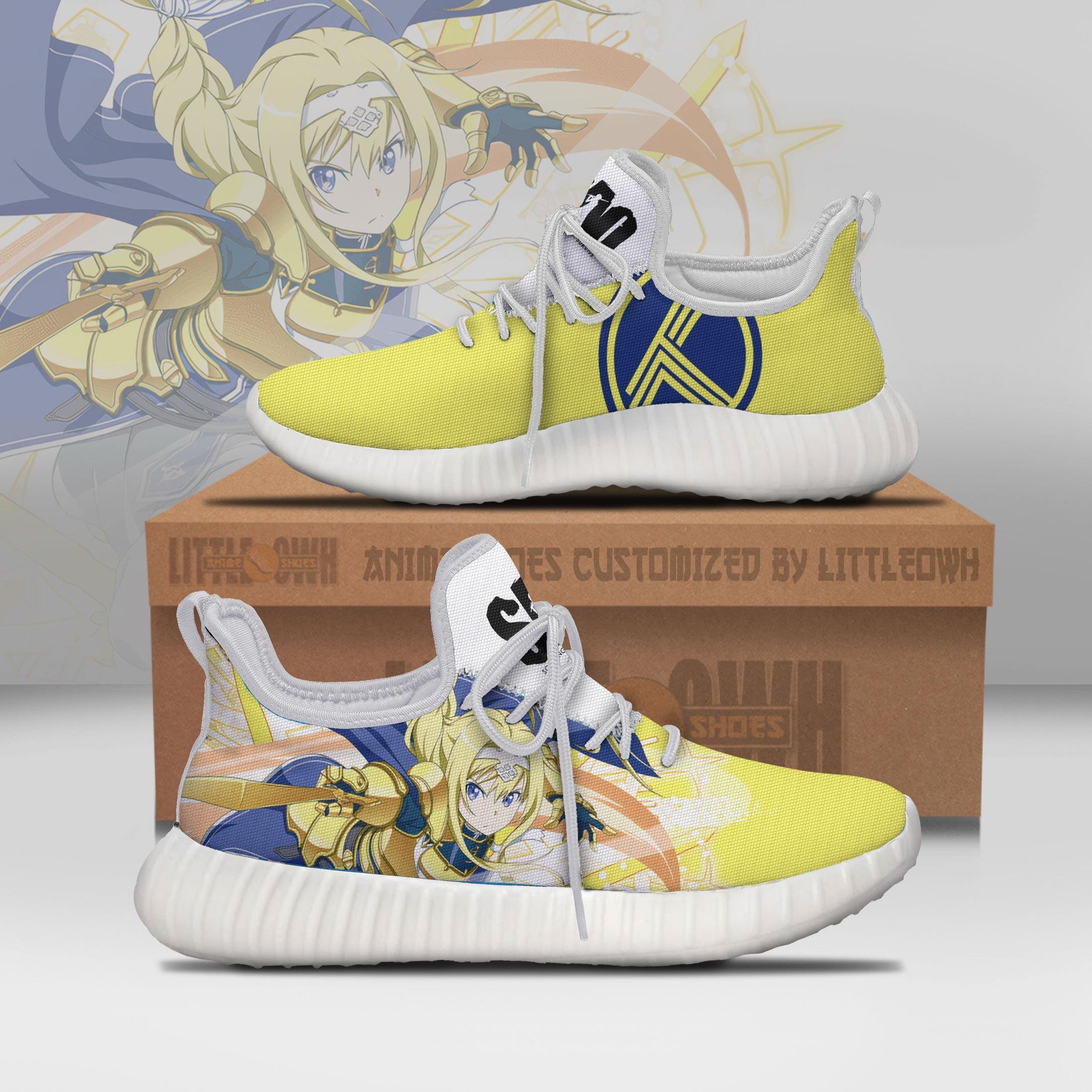 Alice Zuberg Reze Boost Custom Sword Art Online Anime Shoes