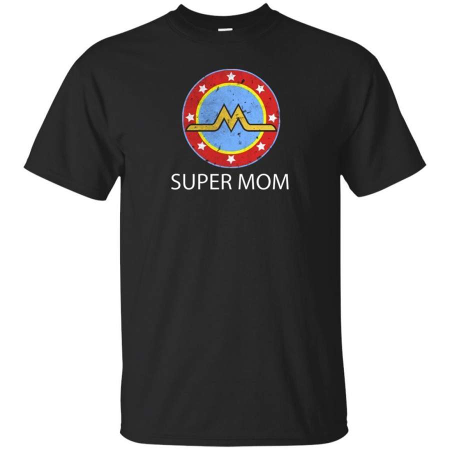 AGR Funny Super Wonder Mom Mother’s Day Superhero T-shirt Tshirt