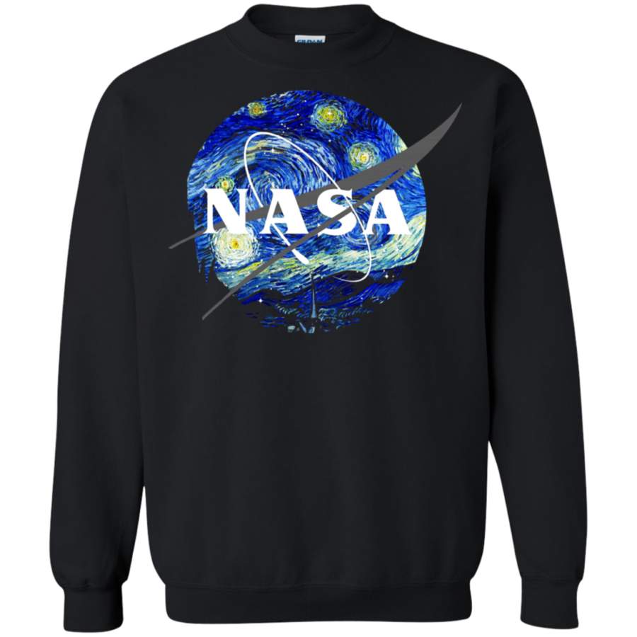 AGR NASA Logo Vincent Van Gogh Sweatshirt