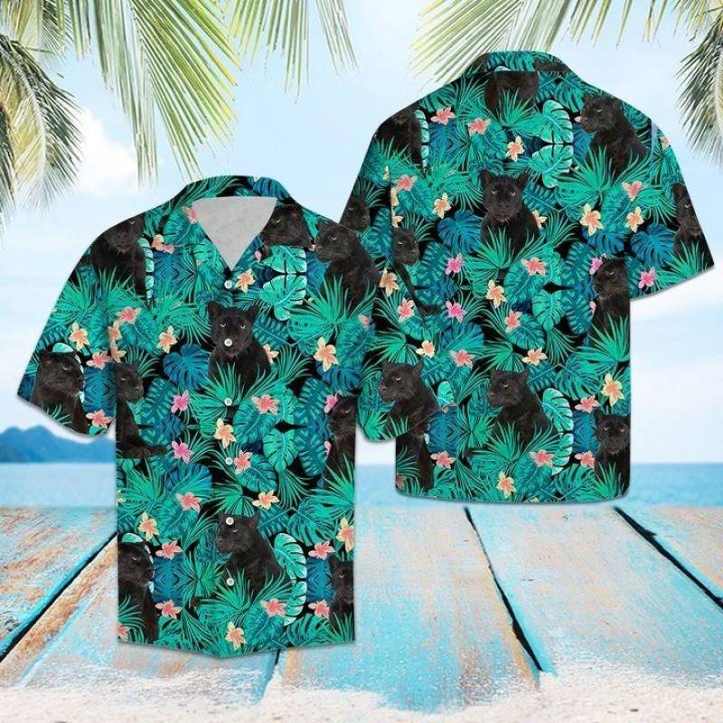 Panther Tropical Hawaii Shirt Ha53101