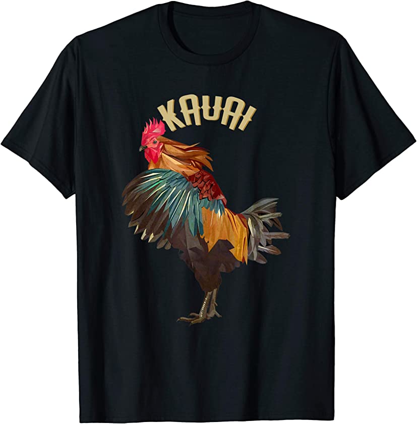 Vintage Kauai Chicken Rooster Garden of Isle T-Shirt