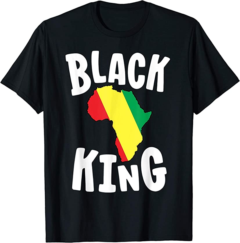 Black King Shirts For Boys Black History Month Africa Pride T-Shirt