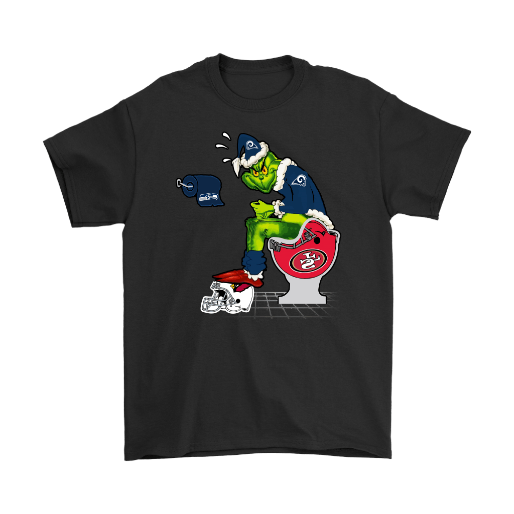 Check out this awesome The Grinch Los Angeles Rams Shit On Other Teams Christmas Shirts