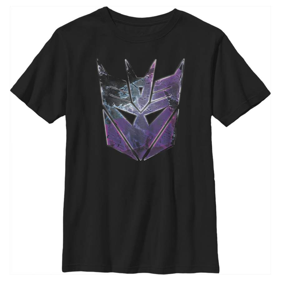 Transformers Boy’s Decepticon Rusted Logo  T-Shirt