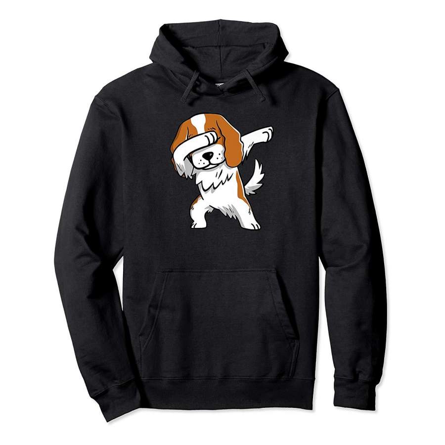 Funny Dabbing Cavalier King Charles Spaniel Dog Hoodie T-Shirt