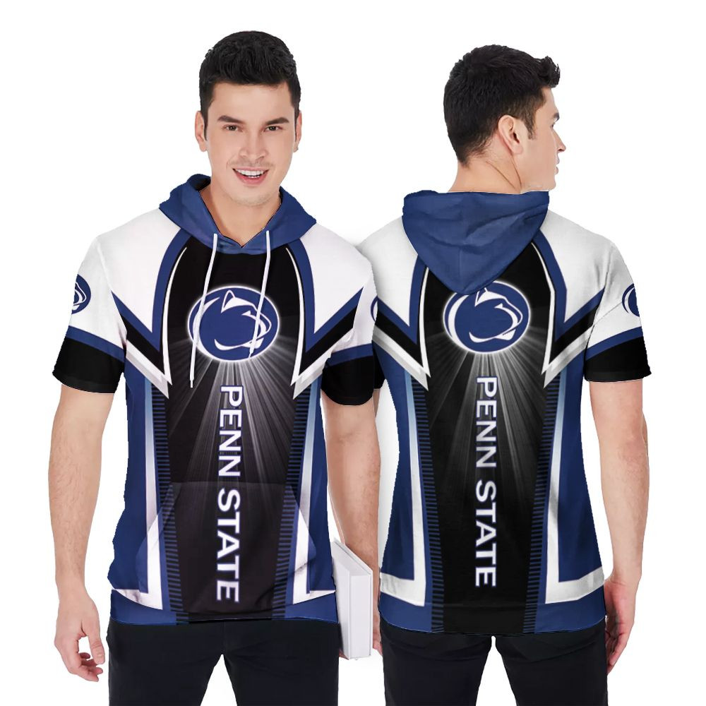 Penn State Nittany Lions Football American Team Logo Gift For Penn State Nittany Lions Fans 1 Short Sleeve Hoodie