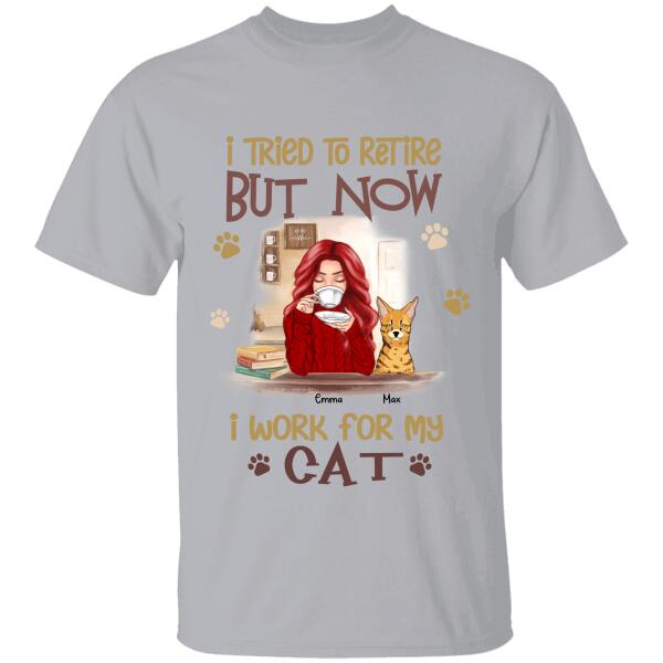 I Tried To Retired Personalized Cat T-Shirt Ts-Nb634