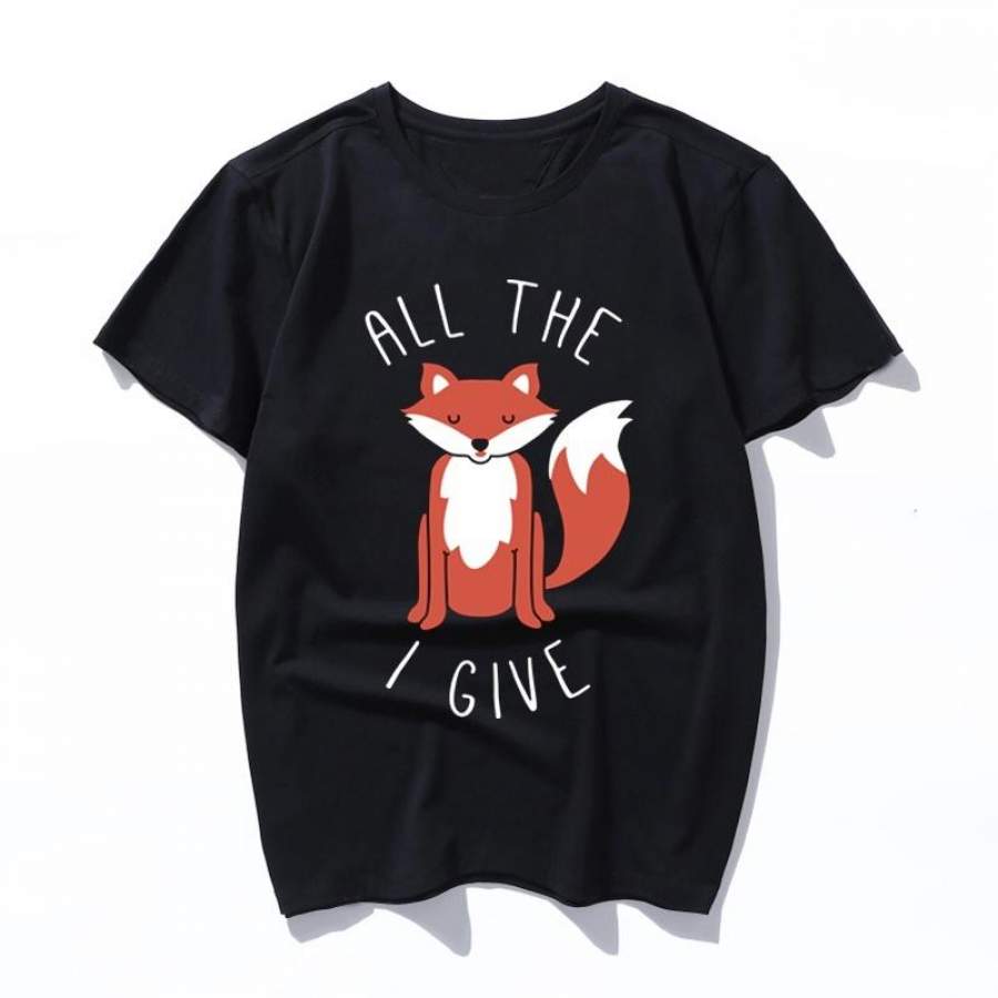 all the fox New 2019 Summer Tshirt Men T Shirt Fashion T-shirt Tops Tees Clothes