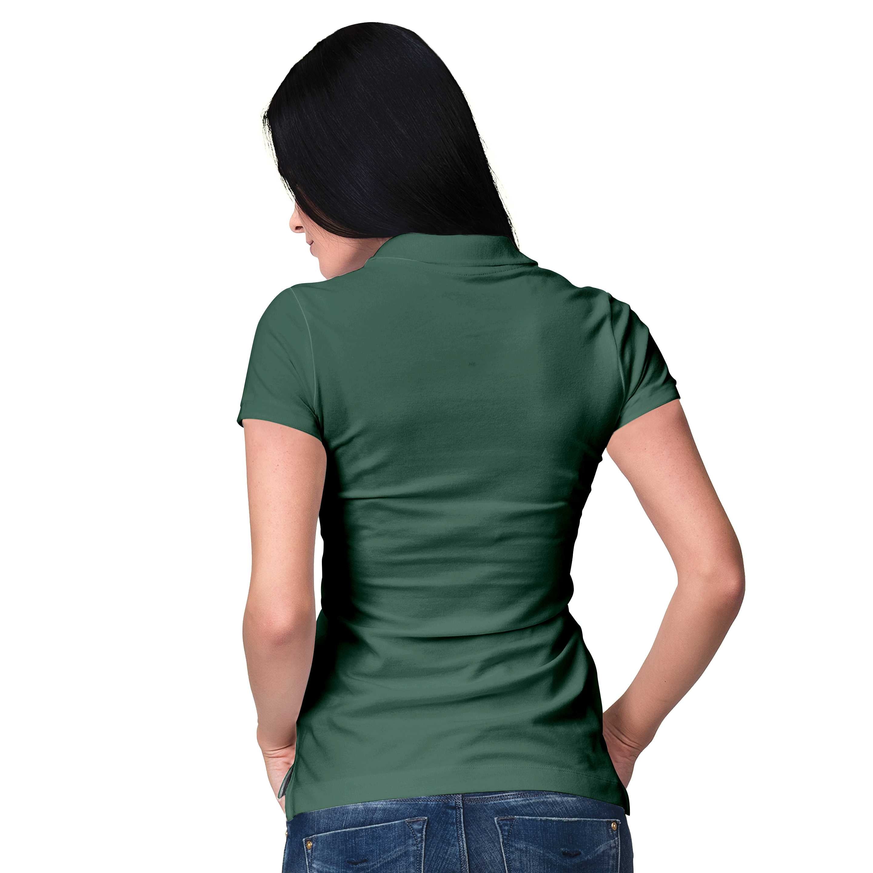 Queen Of The Green Golf Polo Shirt Short Sleeve Women Polo Shirt Coolspod