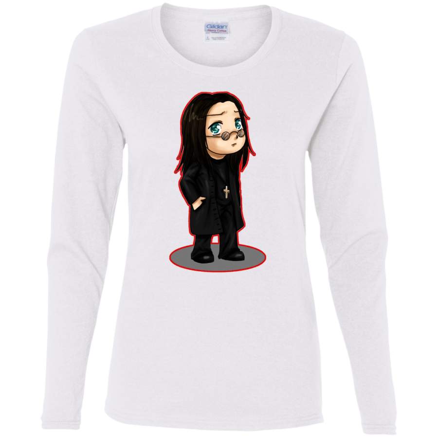 AGR Cutie Ozzy Osbourne Ladies’ Cotton LS T-Shirt