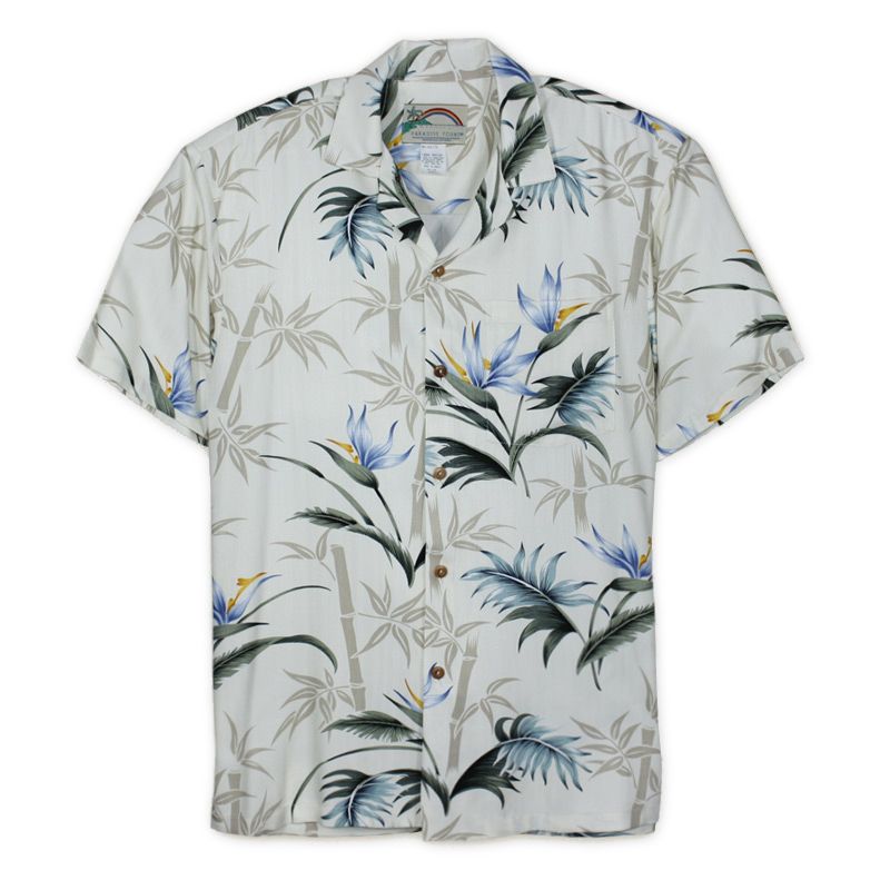 Bamboo Paradise White Unique Design Hawaiian Shirt Dhc18062888