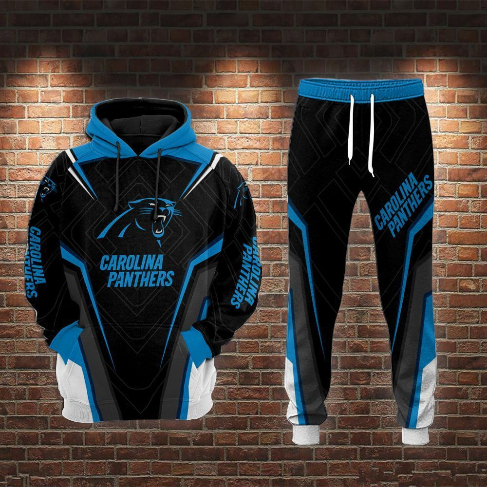 Carolina Panthers Joggers/ Hoodie 010