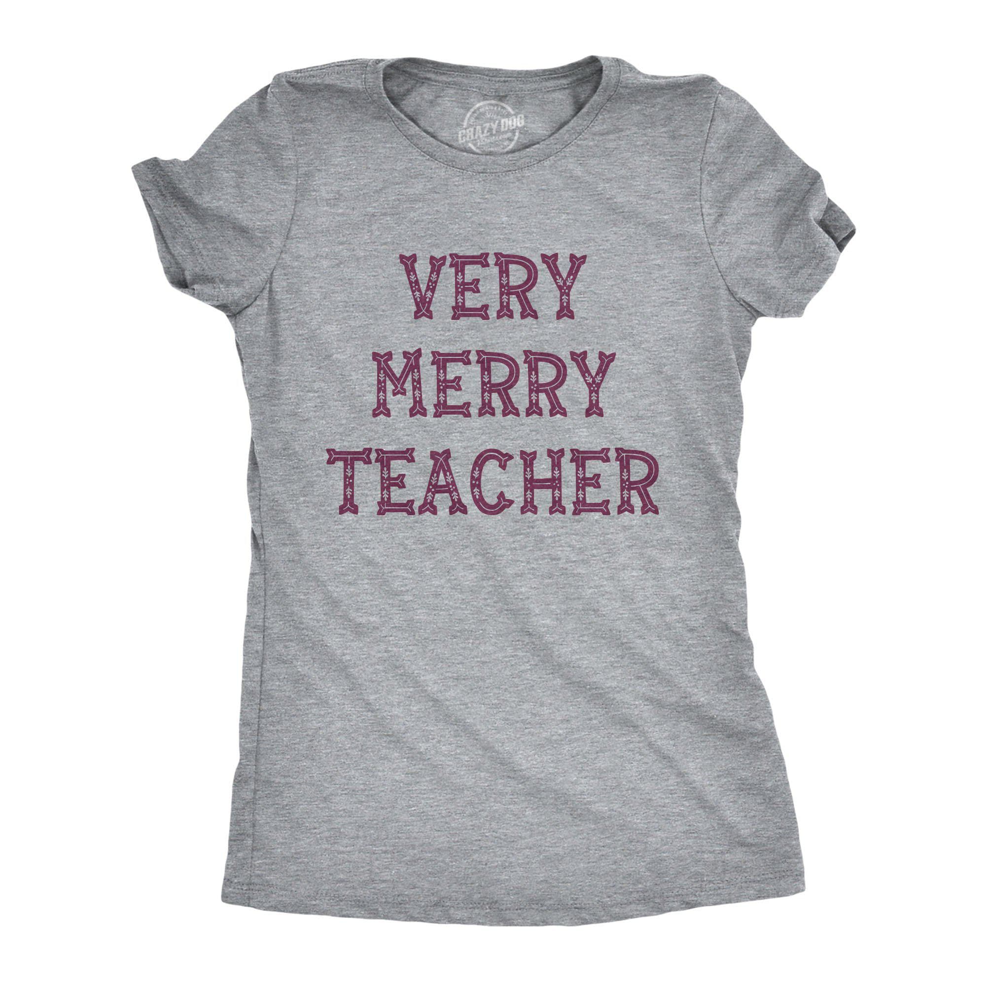 Very Merry Teacher Women’S Tshirt