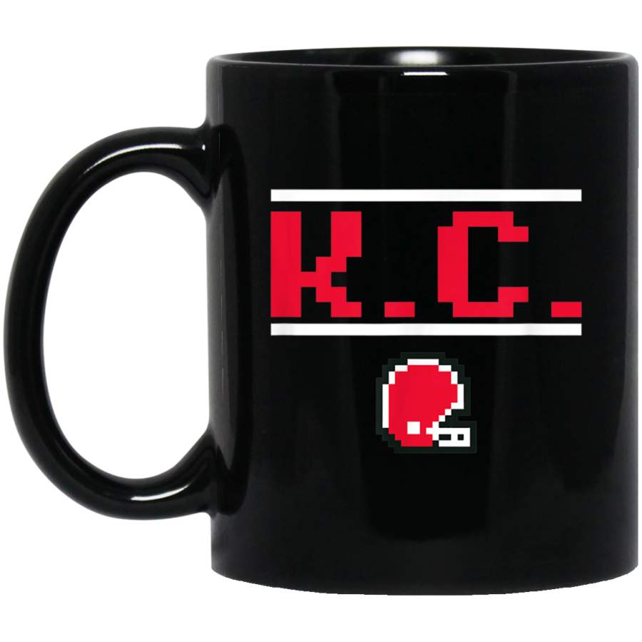 Kansas City Football 8Bit Helmet Mug