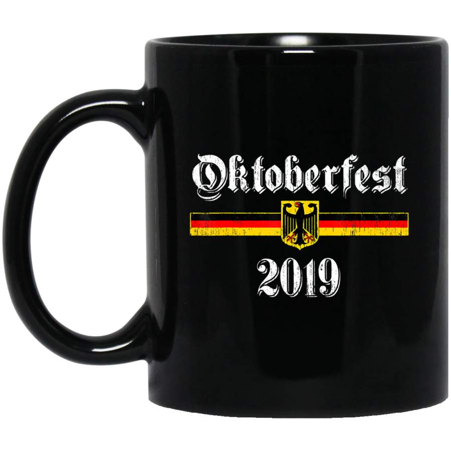 Vintage Eagle German Flag Cute Oktoberfest 2019 Festival Coffee Mug