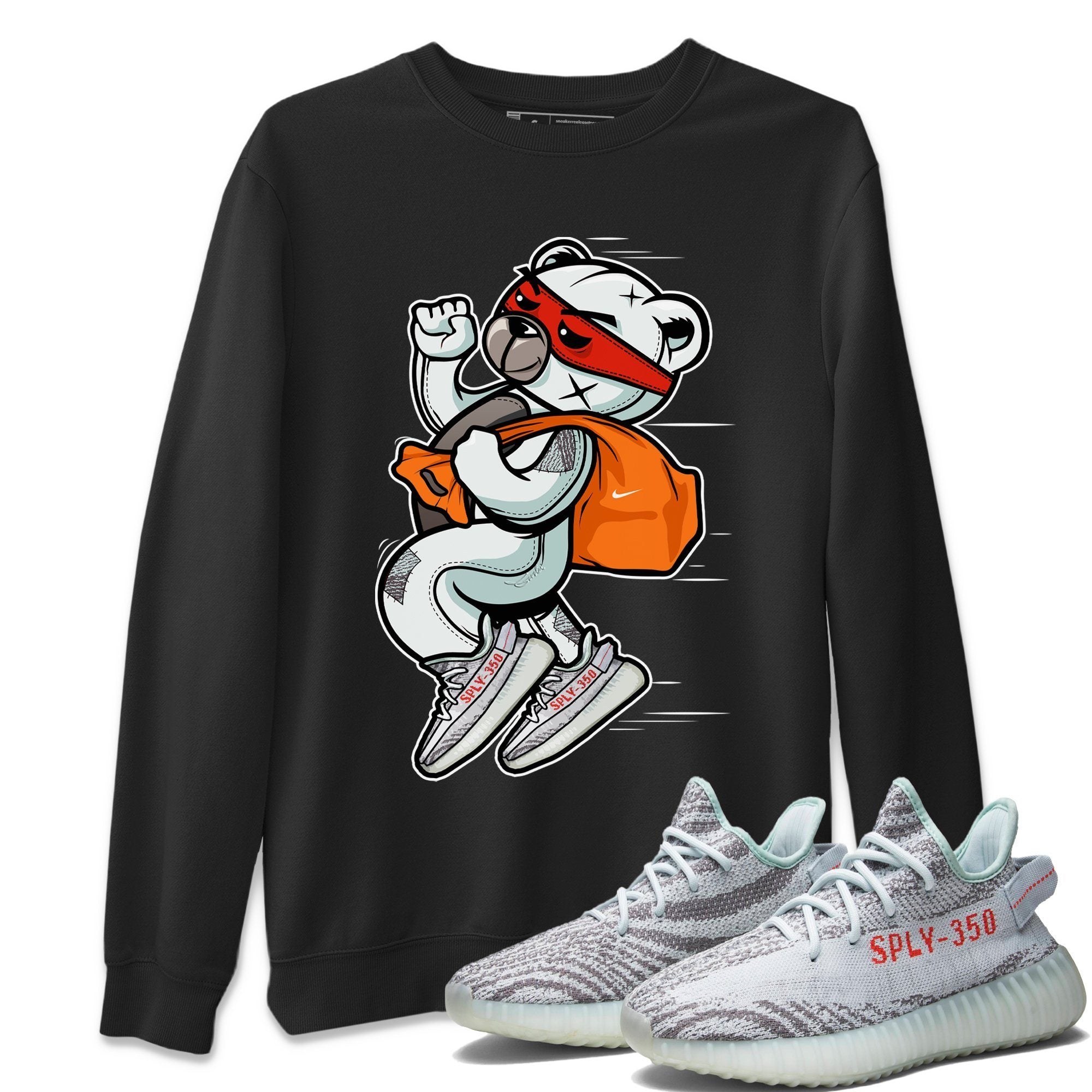 Thief Bear Sweatshirt – Yeezy 350 V2 Blue Tint