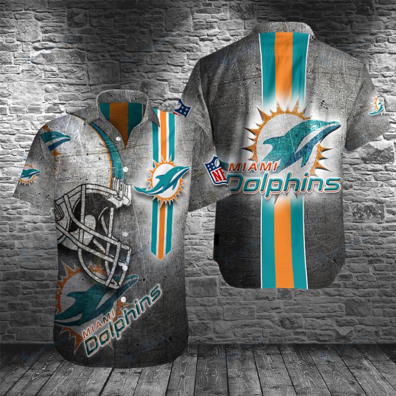 Miami Dolphins Button Shirt Bb101