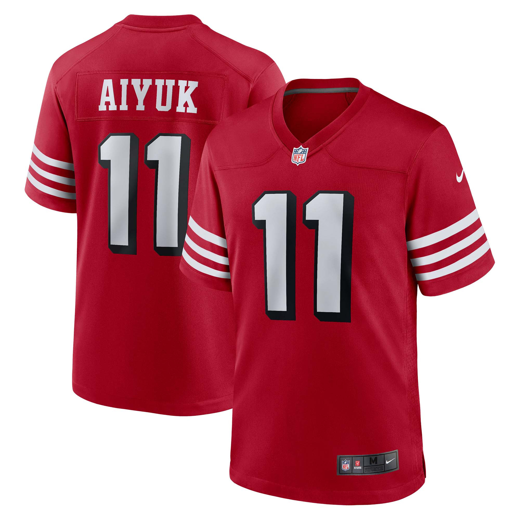 Brandon Aiyuk San Francisco 49ers Alternate Game Jersey – Scarlet NFL