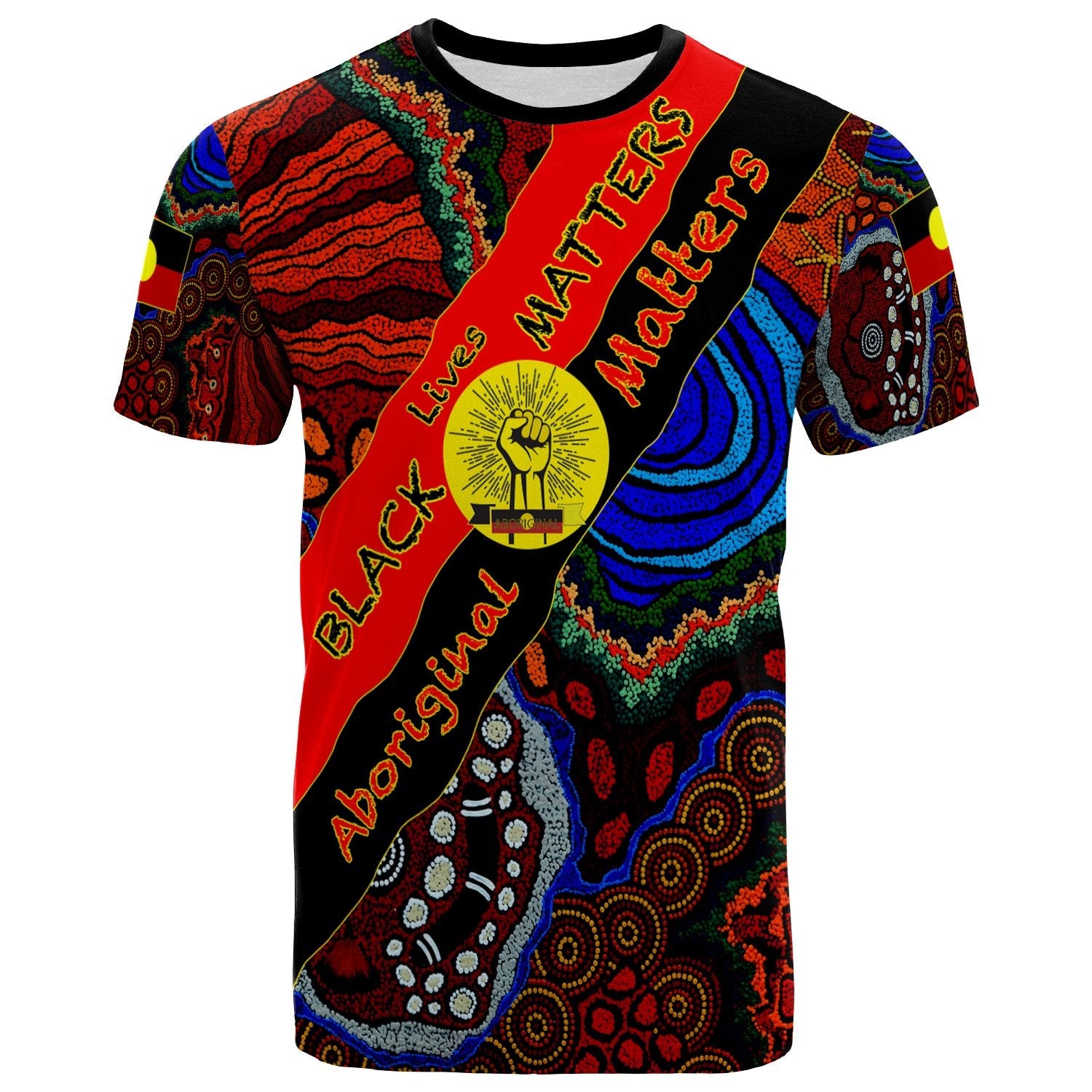 Aboriginal Tshirt – Breakout Black Lives Matter And Patterns