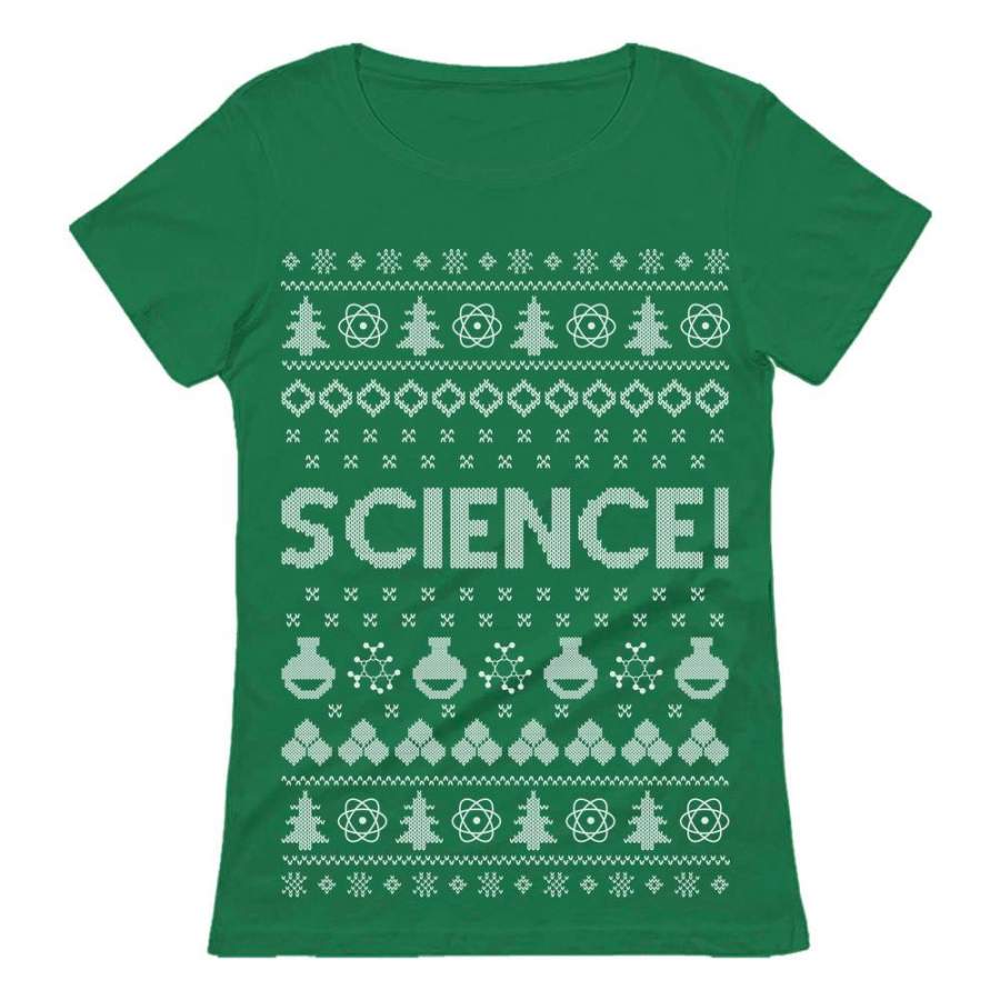 Science Ugly Christmas sweater Women T-Shirt