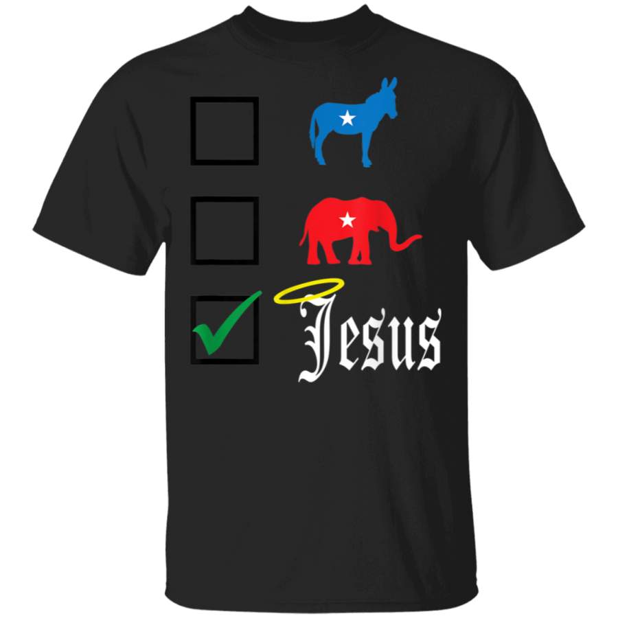 Jesus for President Religious Political Graphic T Shirt