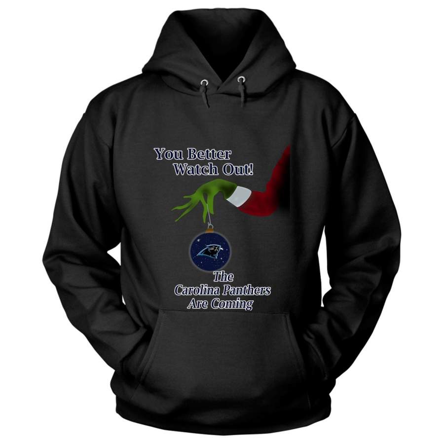 The Carolina Panthers Are Coming T Shirt, The Grinch T Shirt – Hoodie