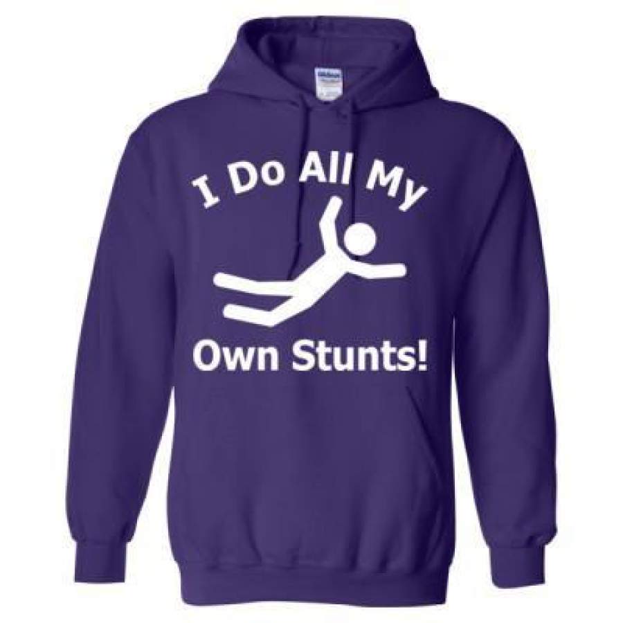 AGR I Do All My Own Stunts – Heavy Blend™ Hooded Sweatshirt