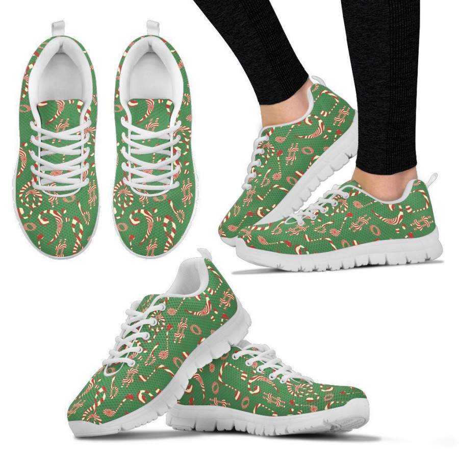 Chrismtas Candy Music Women’s Sneakers