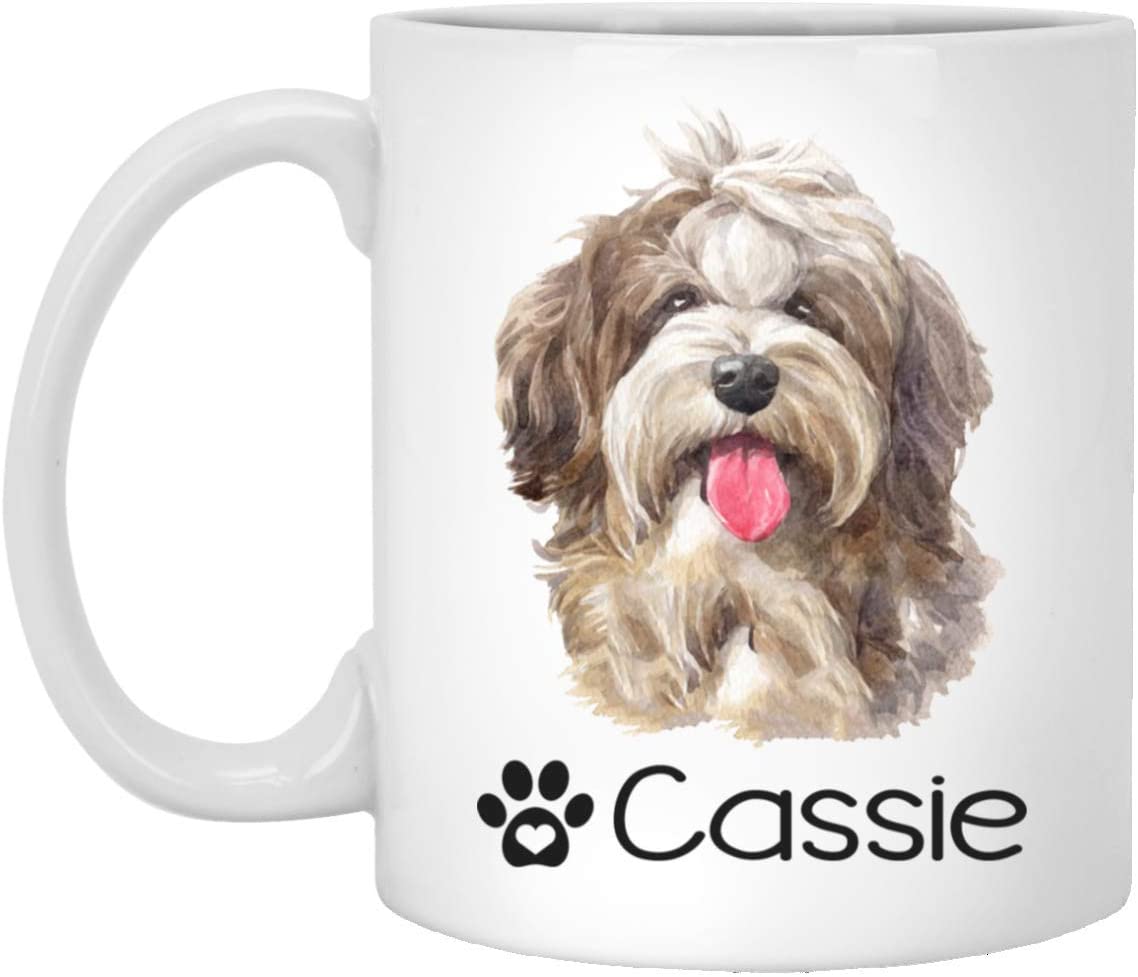 Personalized Havanese Dog Mug – Pet Owner Gifts For Women – Gifts For Dog Lover – Havanese Mom Dad Mugs – Dog Cups 15Oz