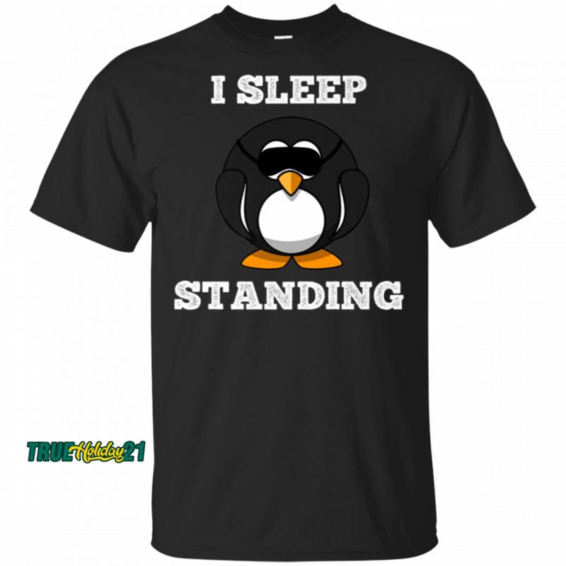 Penguin Sleep -Distressed Sleep Pajamas Nigh T-Shirt