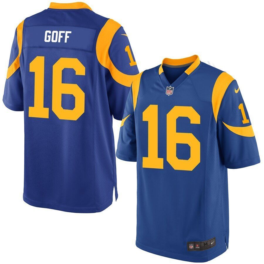 Jared Goff Los Angeles Rams Youth Game Jersey Royal 2019