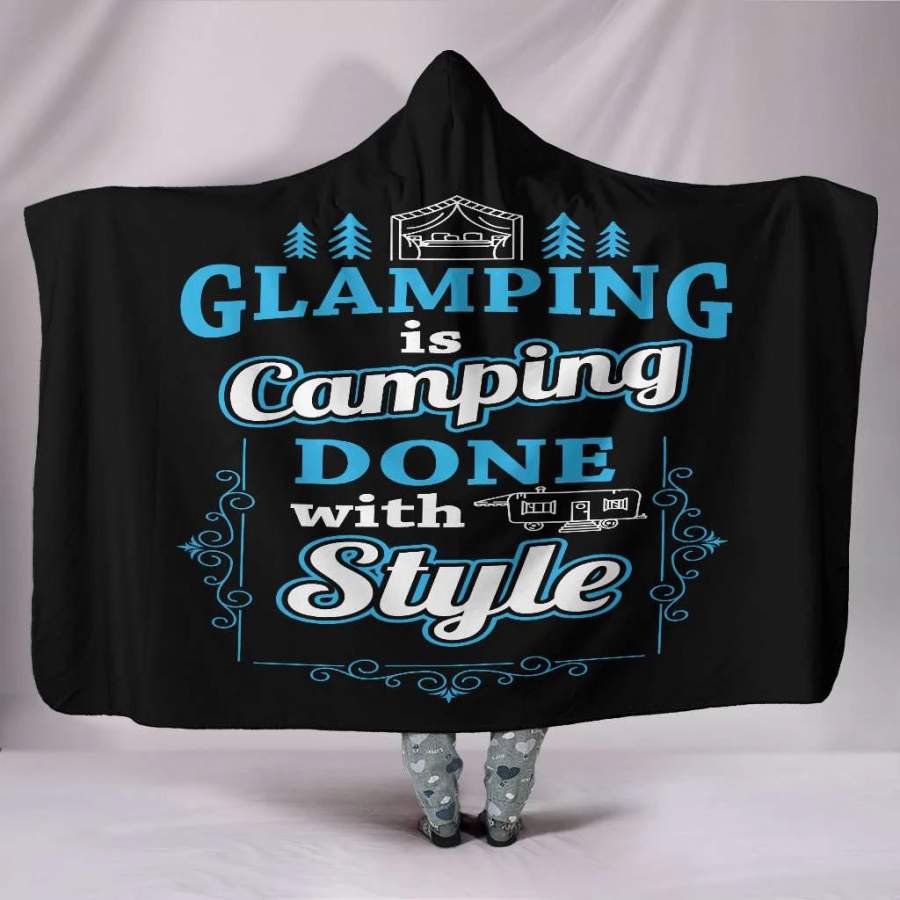 Wozoro Hooded Blanket Camping Done With Style Adult, Youth Size