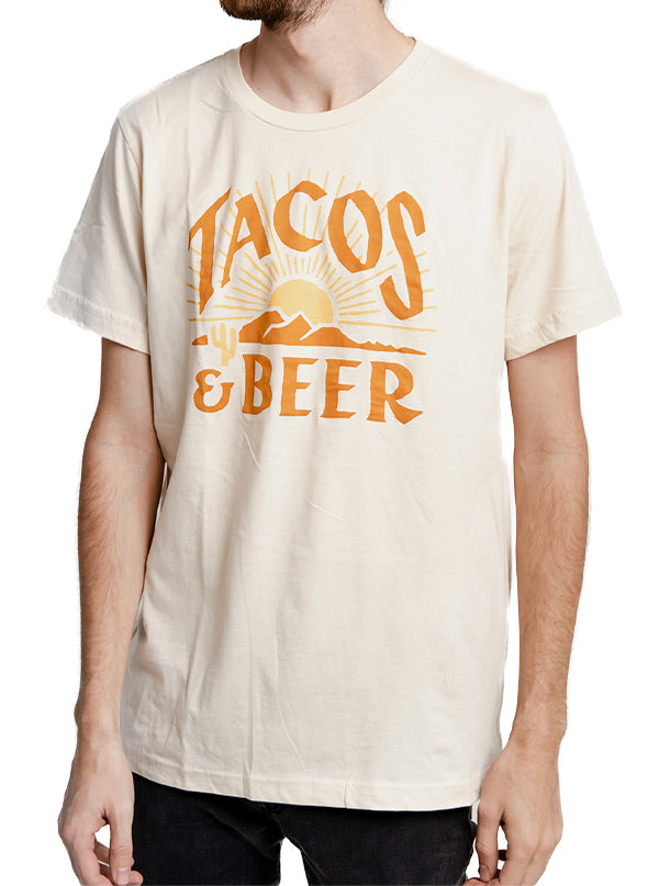 Unisex Tacos & Beer Tee By Pyknic