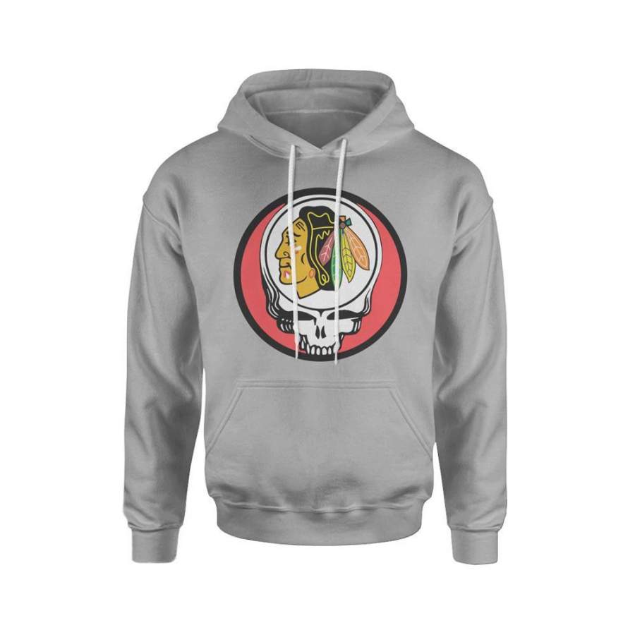 Chicago Blackhawks Grateful Dead Hoodie