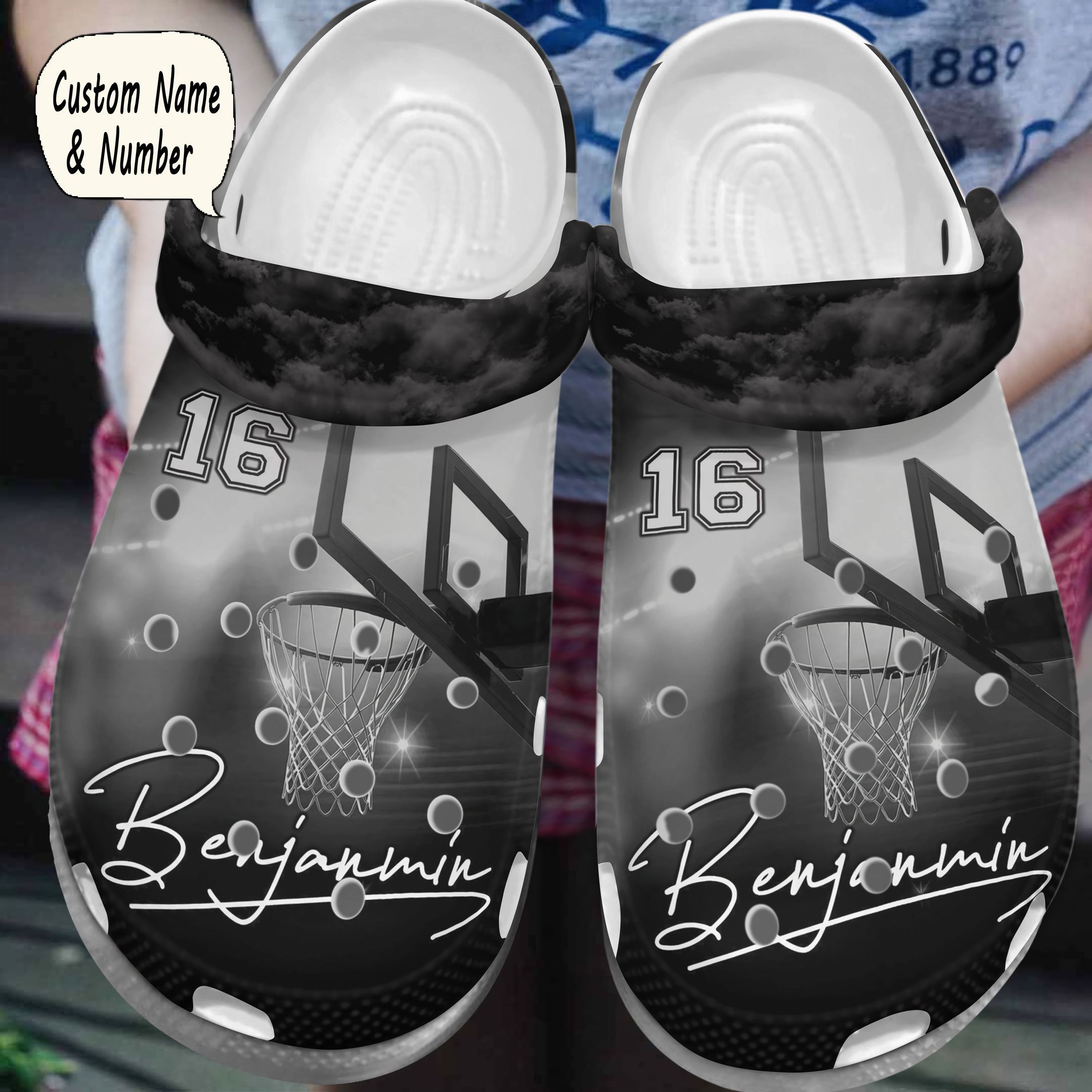 Basketball Clog Be The One Personalized Clogs Clogband Clog