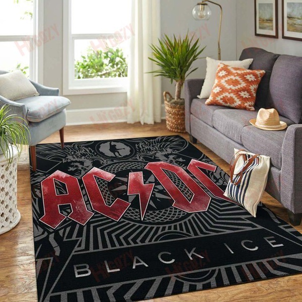 Acdc Hard Rock Band Area Rug Movie Rug Us  Area Rug Living Room Carpet Area Rugs G95