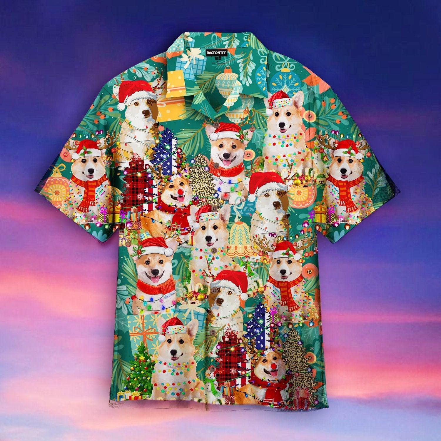 Corgi Dog A Merry Christmas To You Hawaiian Shirt – For Men And Women