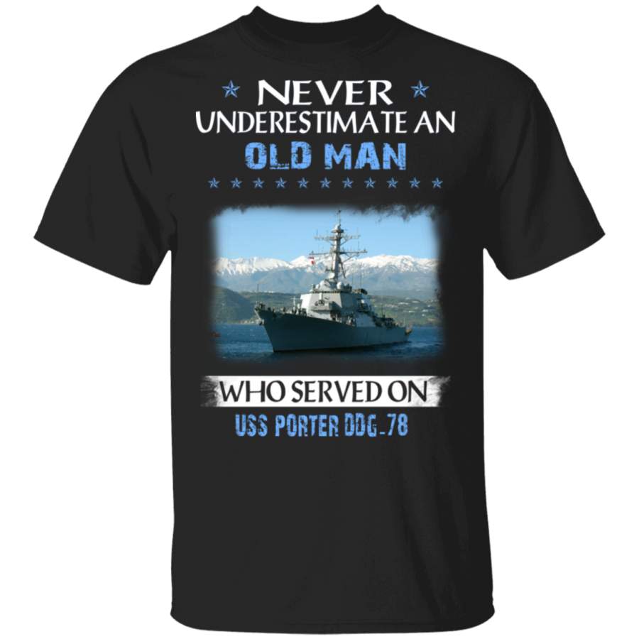 USS Porter DDG-78 Veterans Day Christmas Gift T-Shirt