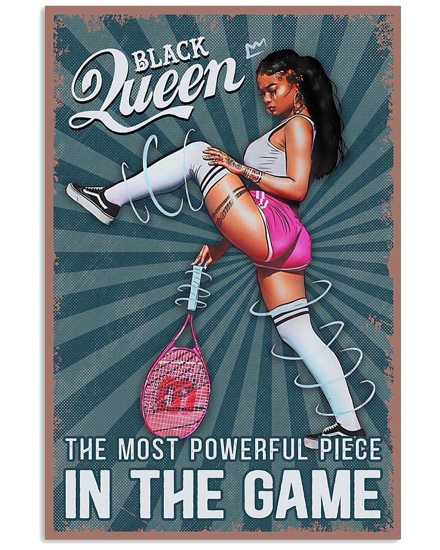 Black Queen The Most Powerful Piece In The Game Poster Wall Art Cool Poster Home Decor No Frame