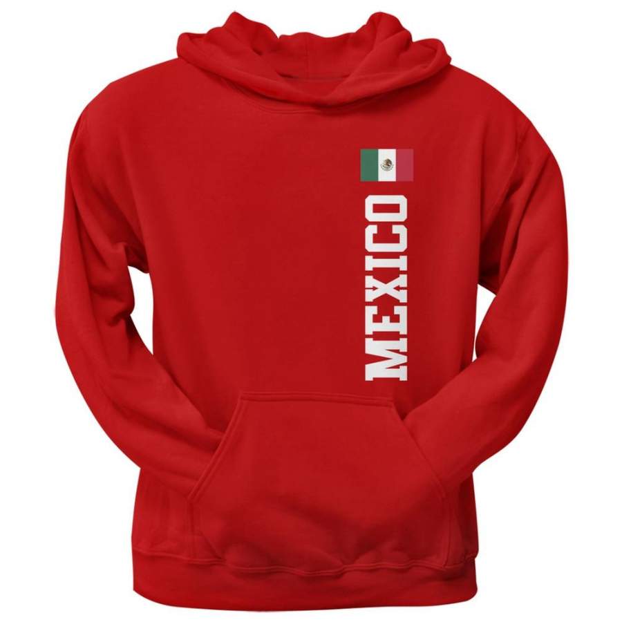 World Cup Mexico Red Adult Pullover Hoodie