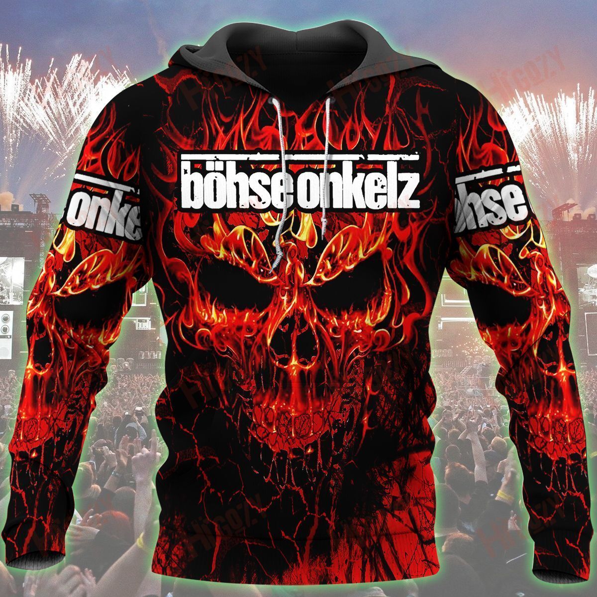 Bohse Onkelz Hoodie, Bohse Onkelz 3D All Over Printed Clothes – T132