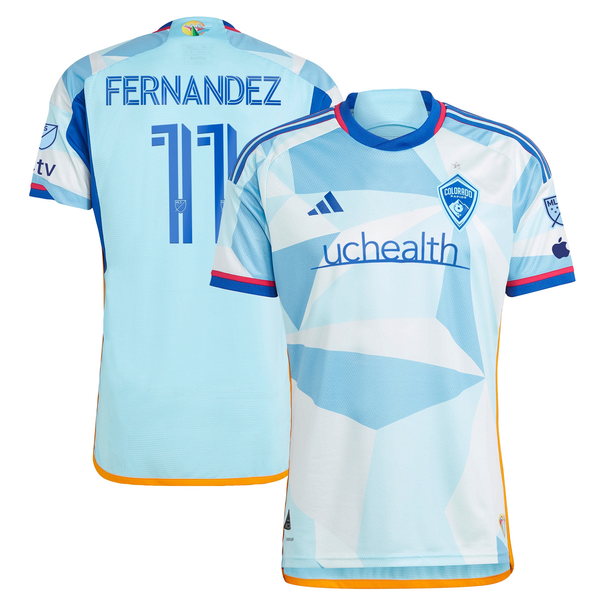 Omir Fernandez Colorado Rapids 2024 New Day Kit Authentic Player Jersey – Light Blue