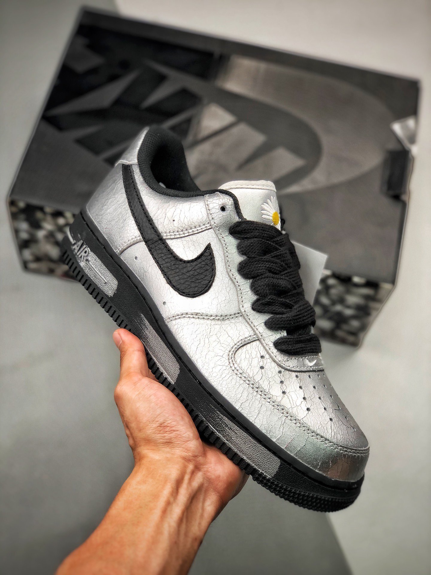 PEACEMINUSONE x Nike Air Force 1 Para-noise WhiteBlack-White 5338916