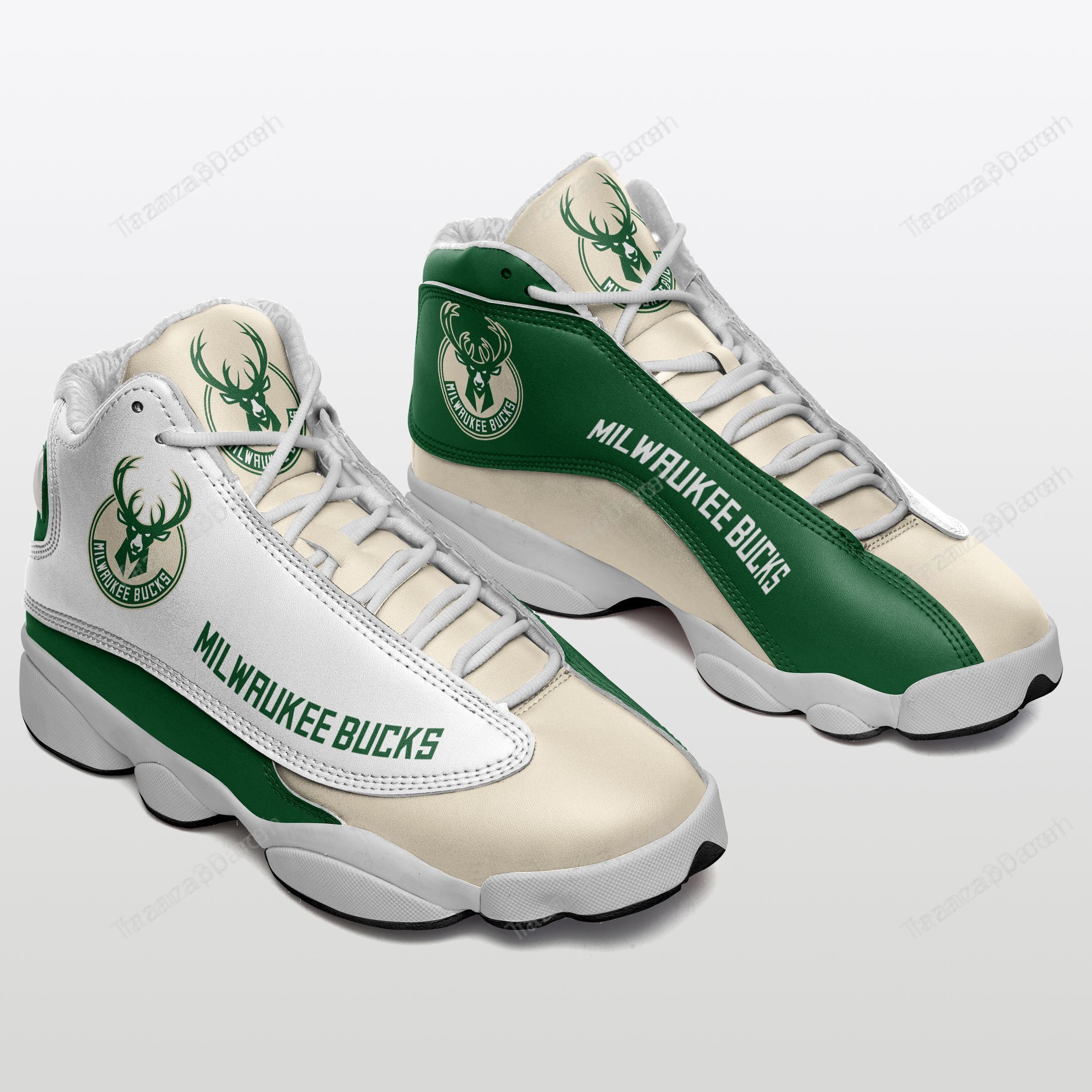 Milwaukee Bucks Air Jd13 Sneakers 076