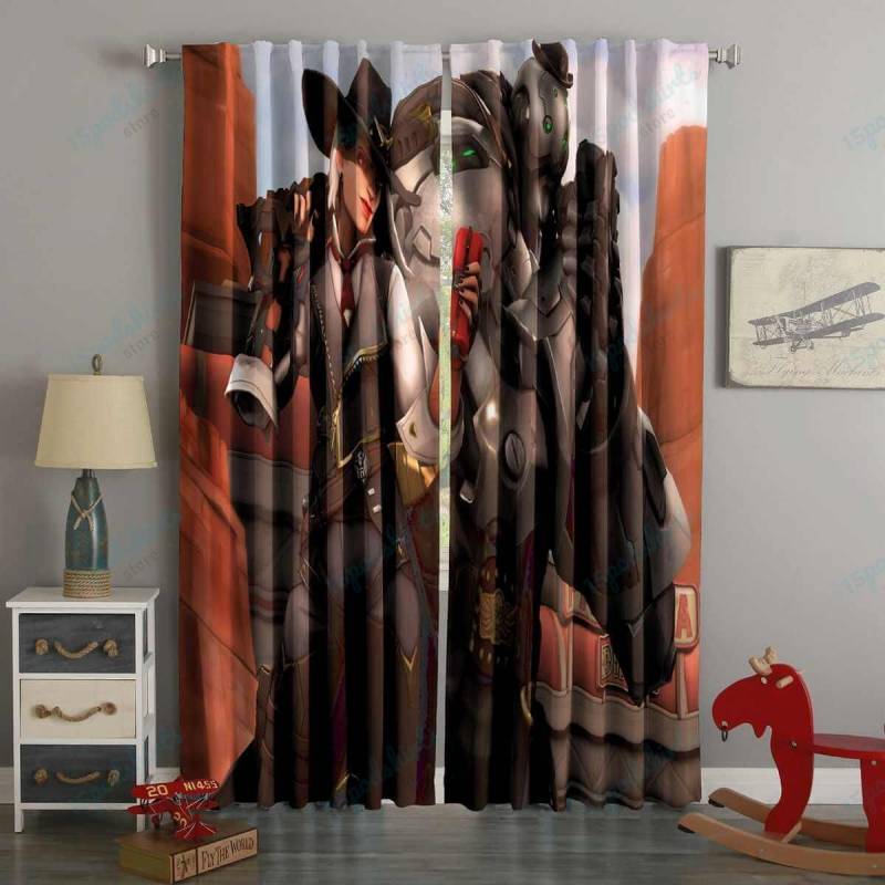 3D Printed Overwatch Style Custom Living Room Curtains