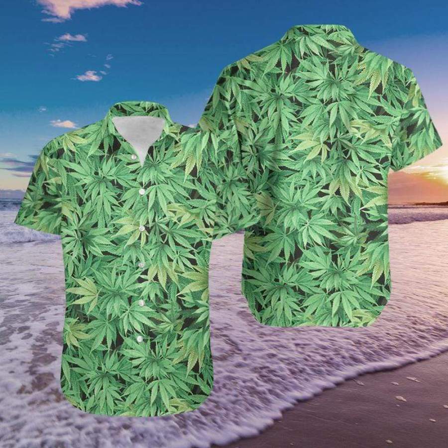 Cannabis Hawaii Aloha Shirts Ha66721